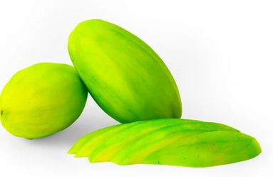 mango green peeled