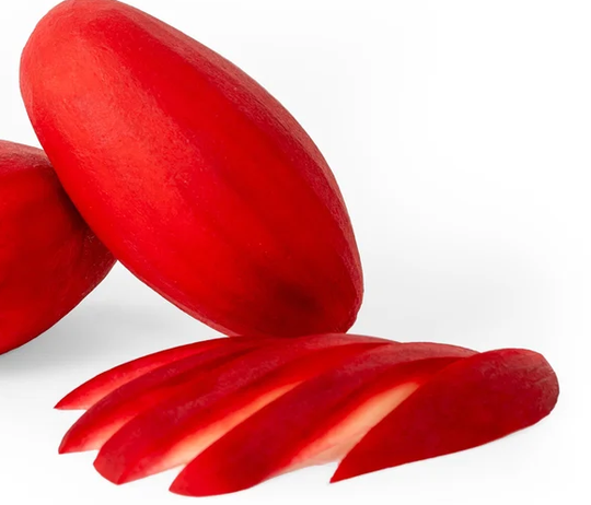 Mango red peeled